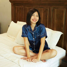 Load image into Gallery viewer, Personalized Silk Charmeuse Pyjama (Short Sleeve) Clearance no box