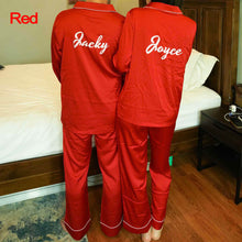 Load image into Gallery viewer, Personalized Silk Charmeuse Pyjama (Long Sleeve) Clearance no box