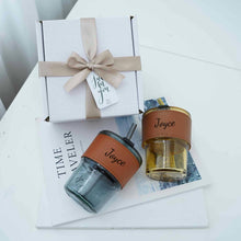 Load image into Gallery viewer, Personalized Portable Glass Cup with lid and straw
