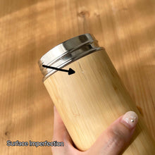 Load image into Gallery viewer, Bamboo thermal Flask (Clearance)