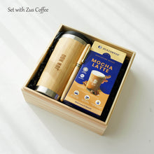 Load image into Gallery viewer, Office Gift Set #03 - Coffee Mug Tumbler, Bamboo Gel Pen, Coffee