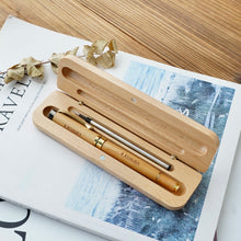 Load image into Gallery viewer, Personalized Maple Wood Pen Set