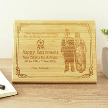 Load image into Gallery viewer, Personalized Bamboo Plaque