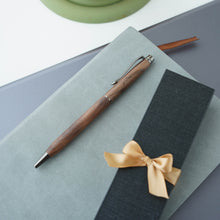 Load image into Gallery viewer, Personalized Wooden Twist Gel Pen(Walnut)