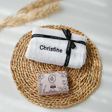 Load image into Gallery viewer, For Her #4 (Cup with coaster, towel, soap bar, massage comb, bath bomb)