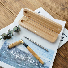 Load image into Gallery viewer, Personalized Maple Wood Pen Set