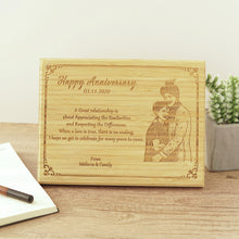 Load image into Gallery viewer, Personalized Bamboo Plaque