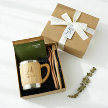 Load image into Gallery viewer, Personalized Eco-Friendly Set (Stainless steel Mug, Cutlery Set, Bamboo Toothbrush, Drip Coffee Bag)