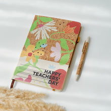 Load image into Gallery viewer, Cork Hard Cover Notebook with Pen