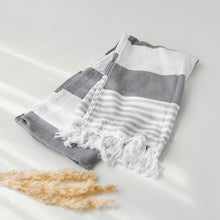 Load image into Gallery viewer, Beach Bag Gift Set (Flask, Umbrella, Towel/Beach Mat, Fan, Granola)