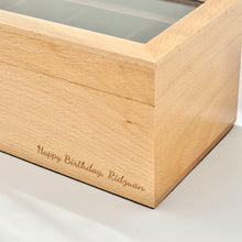 Load image into Gallery viewer, Personalized 5 Slots Beechwood Watch Box