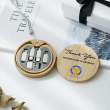 Load image into Gallery viewer, Personalized Eco-Friendly Charging Cable 5in1 Storage Box