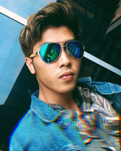 Load image into Gallery viewer, Personalized Bamboo Sunglasses- Aviator C015 (Clearance)