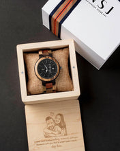 Load image into Gallery viewer, Personalized Wooden Watch – ColorL001AB (1 year warranty)
