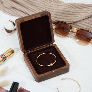 Personalized Wooden Bracelet Box
