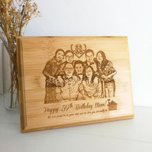 Load image into Gallery viewer, Family Decoration Frame, Birthday Gift for Family, birthday gift shop in Malaysia, 客制化礼品,特别的礼物,送家人的礼物,马来西亚礼品店