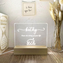 Load image into Gallery viewer, Personalized 3D Night Light