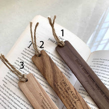 Load image into Gallery viewer, Personalized Wooden Bookmark (BUY 1 FREE 1)