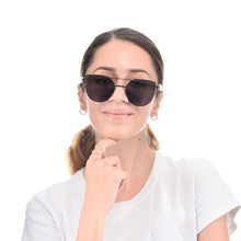 Load image into Gallery viewer, Personalized Bamboo Sunglasses- Cat-eye Black C011 (Clearance)