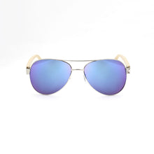 Load image into Gallery viewer, Personalized Bamboo Sunglasses- Aviator C015 (Clearance)