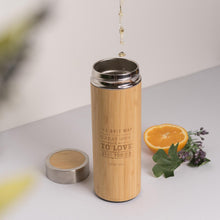 Load image into Gallery viewer, Personalized Bamboo Thermal Flask
