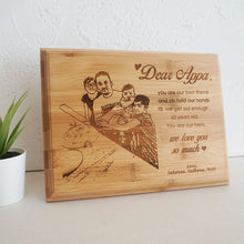 Load image into Gallery viewer, Personalized Bamboo Plaque