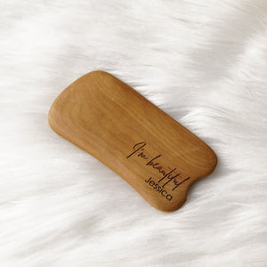 Personalized Wooden Scraping Board/Gua Sha Tool