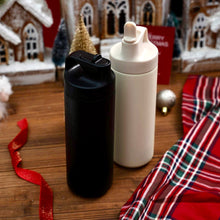 Load image into Gallery viewer, 2024: Christmas daily use set2: Water bottle+Cutlery Set+Pouch+Christmas Cookies
