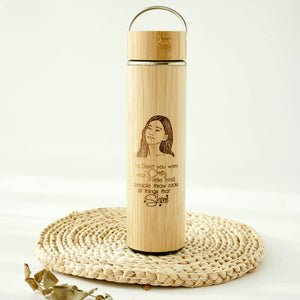 Personalized Bamboo Thermal Flask