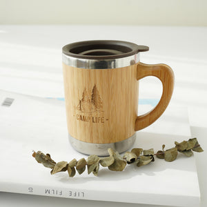 Personalized Eco-Friendly Set (Stainless steel Mug, Cutlery Set, Bamboo Toothbrush, Drip Coffee Bag)