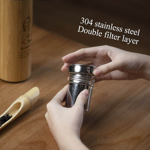 Personalized Bamboo Thermal Flask