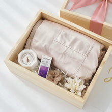 Load image into Gallery viewer, For her #8- silk pyjama, candle, aromatheraphy kits
