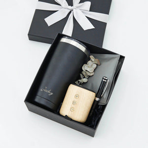 Classic gift set #5 ( Tumbler, Pen, Drip Coffee Bag, Speaker / Phone holder )