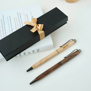 Personalized Wooden Twist Gel Pen(Walnut)