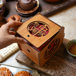 2024:独家木盒月满中秋2粒禮盒/ Premium Moonlight Treasure Mooncake Gift Set #1