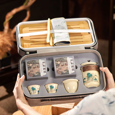 月邸GIFT 独家>山水茶话月饼礼盒/ Premium Mountain Tea Mooncake Gift Set