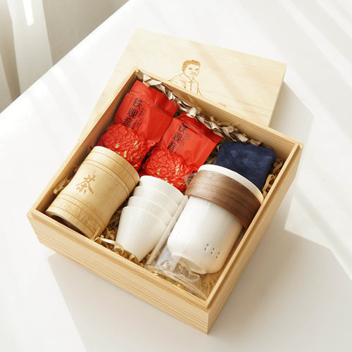 Get BESTLEAFTEA Chinese Tea Gift Box--Elegance 2 bottle Delivered | Weee!  Asian Market