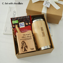 Load image into Gallery viewer, Office Gift Set #01- Coffee Mug Tumbler, Pen Holder, Bamboo Gel Pen, Phone Holder
