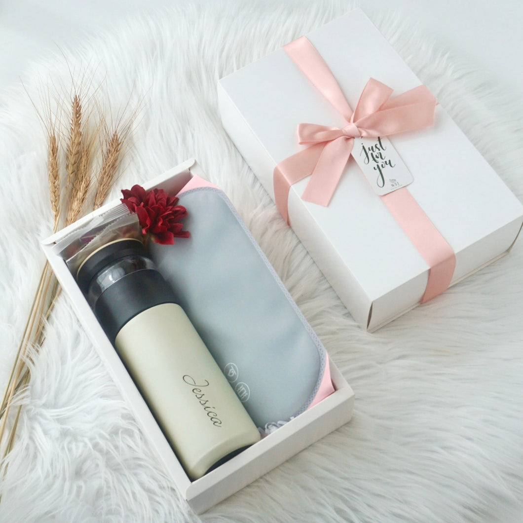 For her #9 - Tea Infuser Flask, Menstrual Relief Pad, Rose Siwu Drink