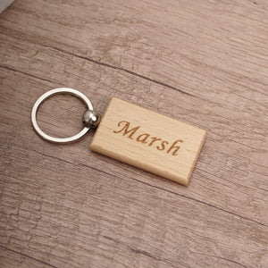 Classic Gift Set #8  - Personalized Bamboo Gel Pen, Phone holder, Granola/ Wooden Name Keychain