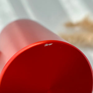 Aluminum Red Tea Container (Minor Defect)