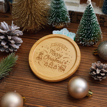 Load image into Gallery viewer, 2024: Christmas afternoon tea set: Glass tea cup+coaster+tea+spoon+honey+Christmas cookies
