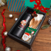 Load image into Gallery viewer, 2024: Christmas daily use set2: Water bottle+Cutlery Set+Pouch+Christmas Cookies
