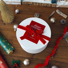 Load image into Gallery viewer, 2024: Christmas afternoon tea set: Glass tea cup+coaster+tea+spoon+honey+Christmas cookies
