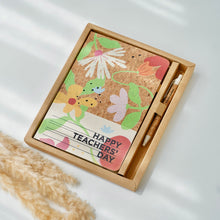 Load image into Gallery viewer, Cork Hard Cover Notebook with Pen
