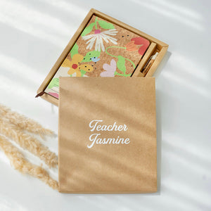 Cork Hard Cover Notebook with Pen