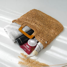 Load image into Gallery viewer, Beach Bag Gift Set (Flask, Umbrella, Towel/Beach Mat, Fan, Granola)
