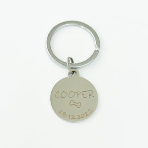 Personalized Stainless Steel Pet ID Tag