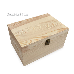 Wooden Box  - 28 x 20 x 15 cm (Personalizable)