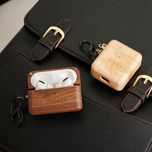 Wooden AirPods case